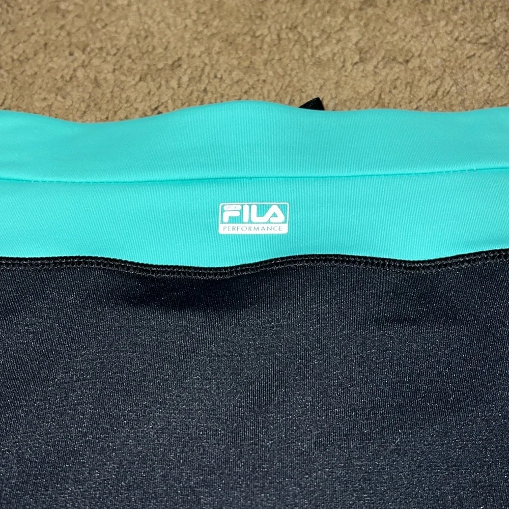 Fila Sport Skort Skirt Womens Medium Sea Foam Green and Black - Picture 4 of 5